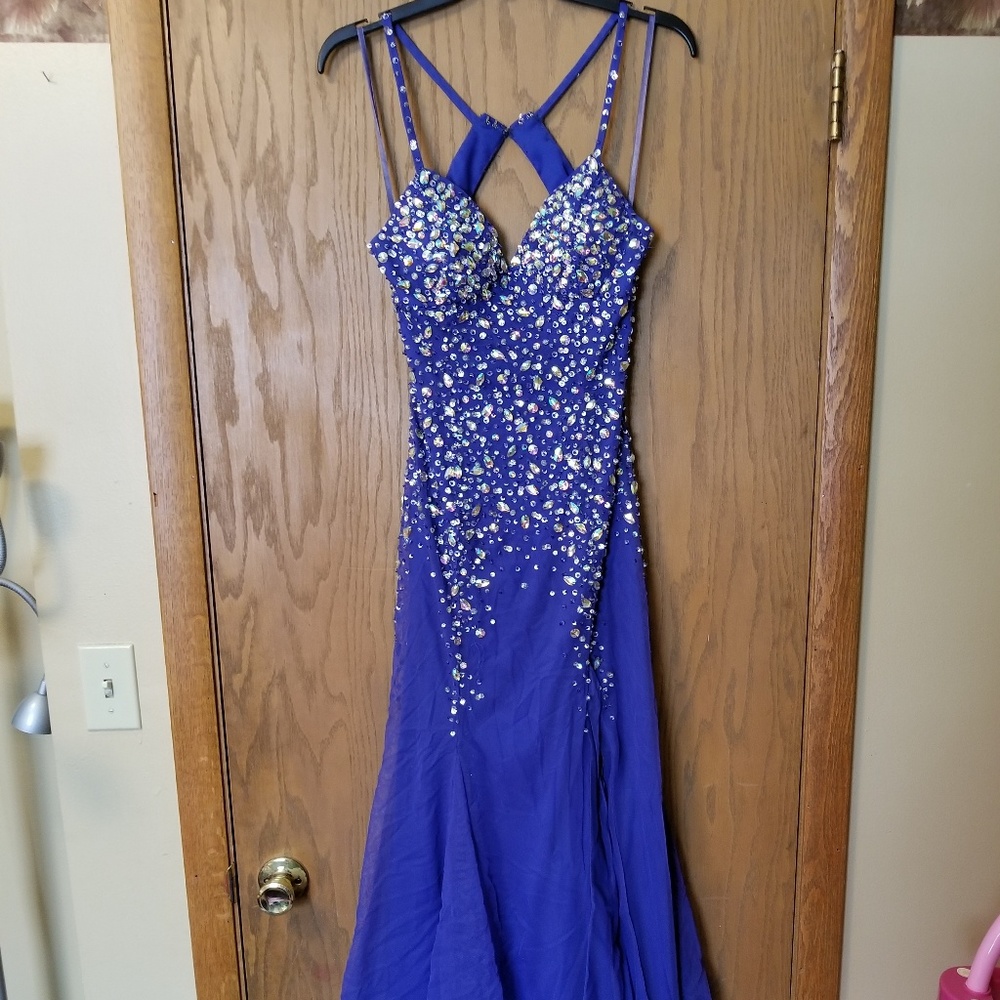 Cecily Brown Royal Blue Dress